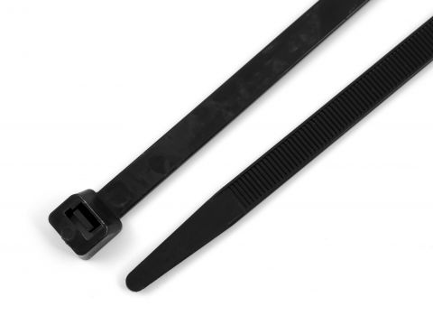 Stahovací nylonový pásek CV-165W - UV černý