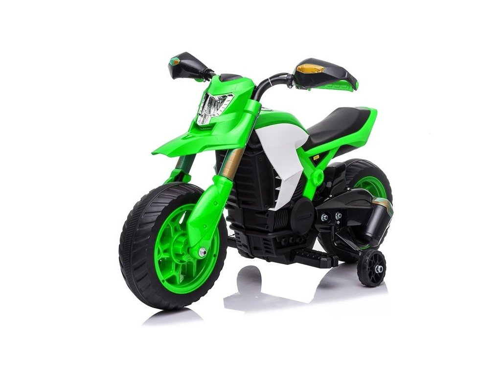 Dětská elektrická motorka Sport zelená