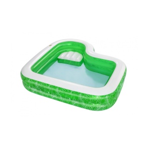 Bestway Nafukovací bazén s sedátkem Bestway 231x51 cm zelený