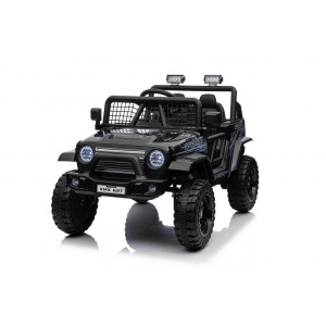 Elektrické autíčko OFF ROAD EXTREME 4x4 černé 24V | 200W | 50 kg | EVA | LED | 2
