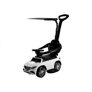Dětské odrážedlo Mercedes Benz se stříškou bílé