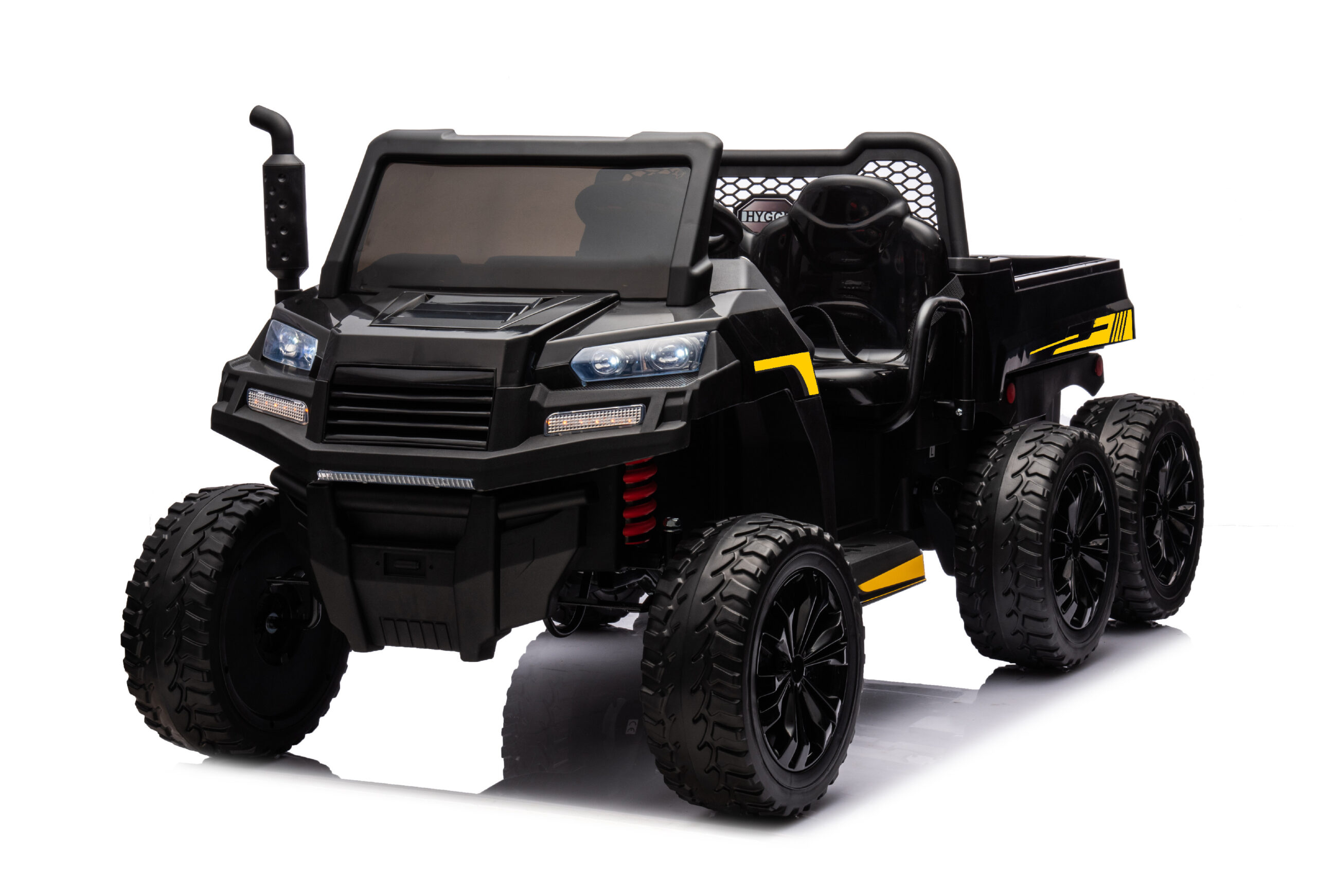 Elektrické autíčko Farmer Truck 6x6 Sklápěcí 60kg černé