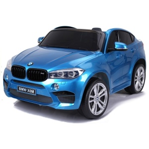 Elektrické autíčko BMW X6 M dvoumístné XXL lakované modré