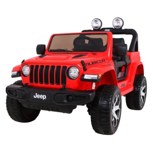 Elektrické autíčko Jeep Wrangler Rubicon 4x4 červené