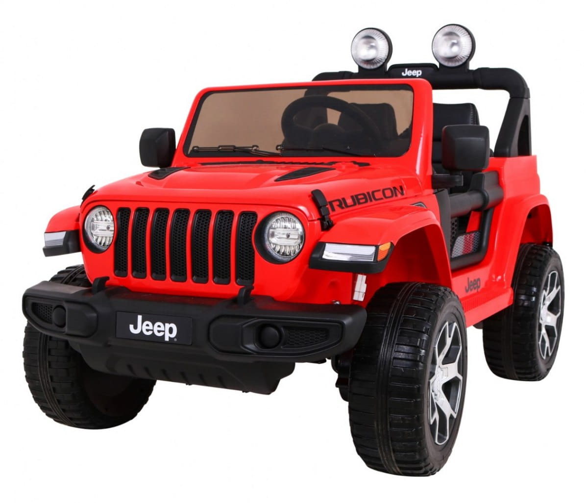 Elektrické autíčko Jeep Wrangler Rubicon 4x4 červené