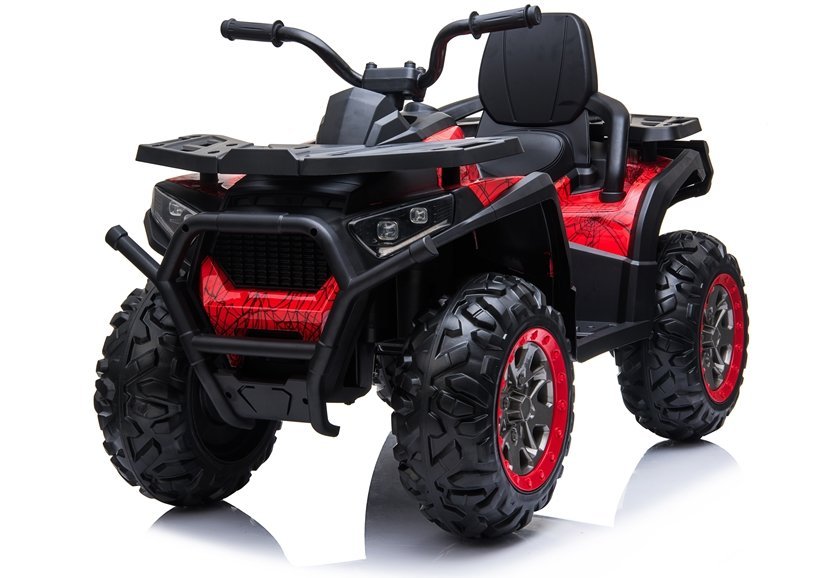 Dětská elektrická čtyřkolka 4x4 Spyder lakovaná červená
