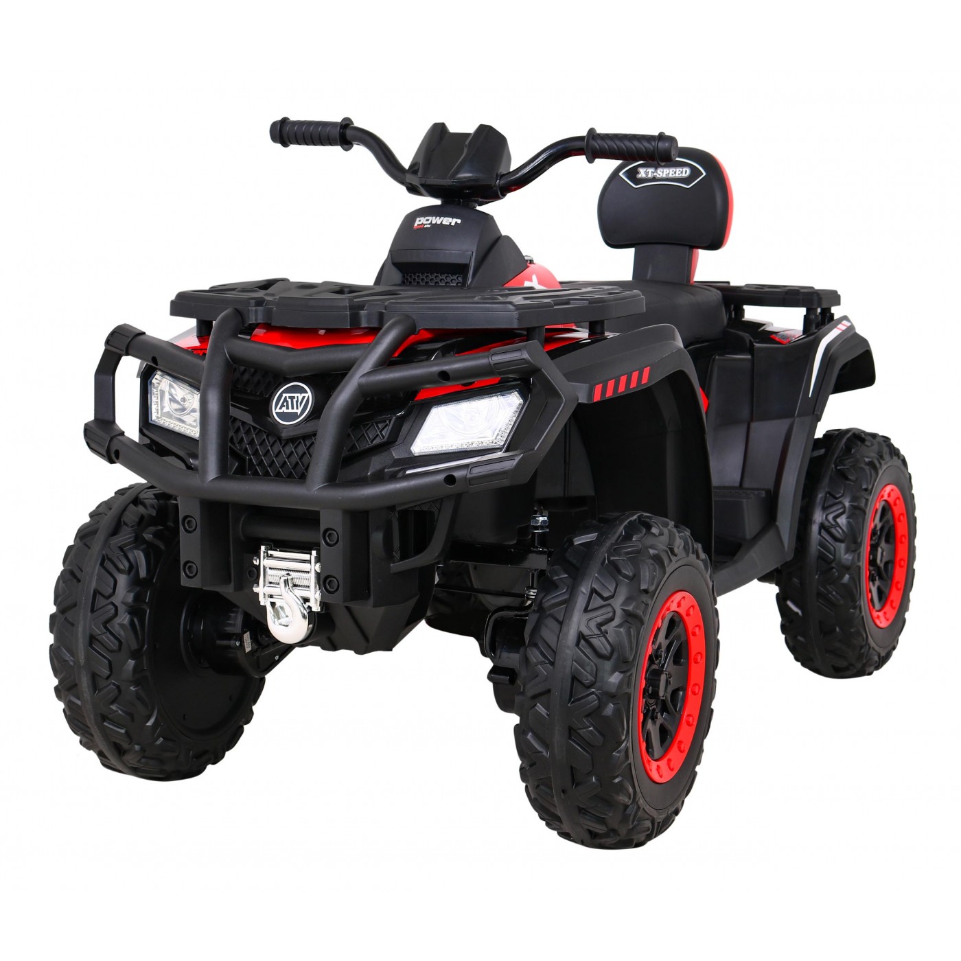 Dětská elektrická čtyřkolka XT-Speed 4x80W 24V červená