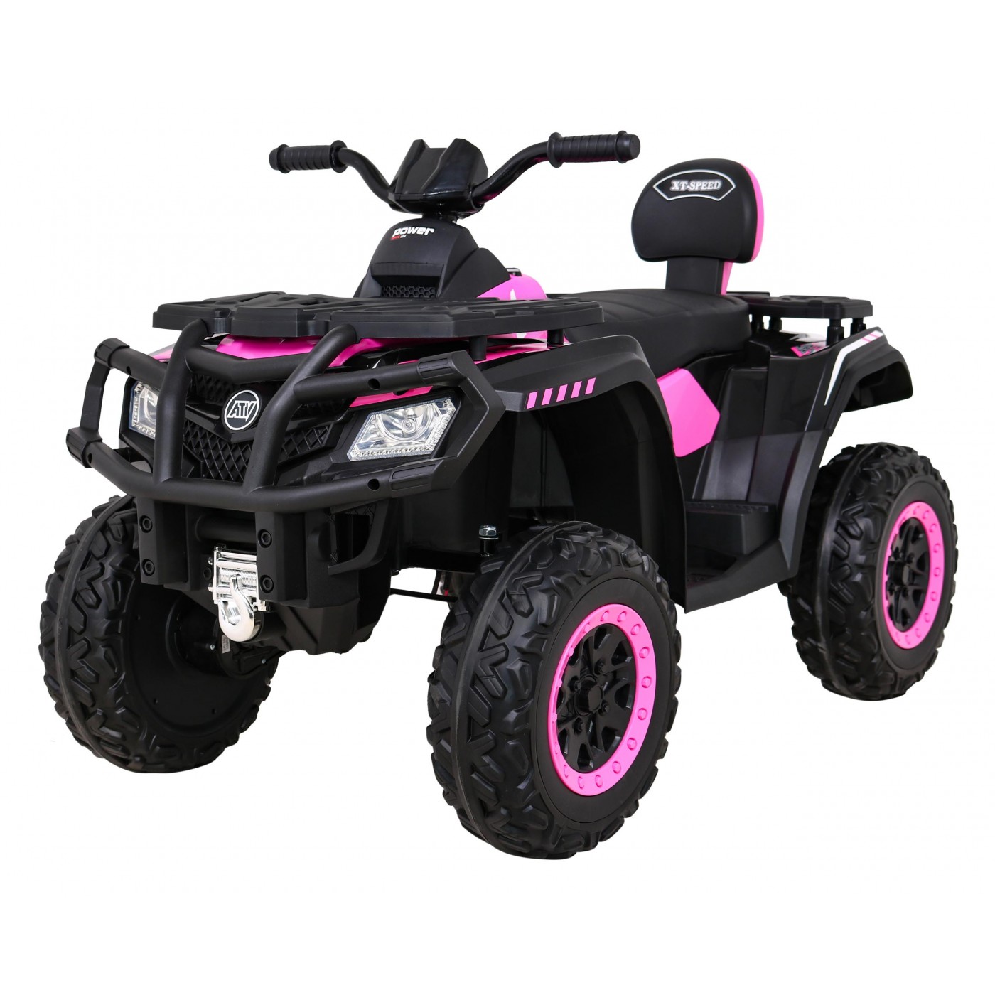 Dětská elektrická čtyřkolka XT-Speed 4x80W 24V růžová