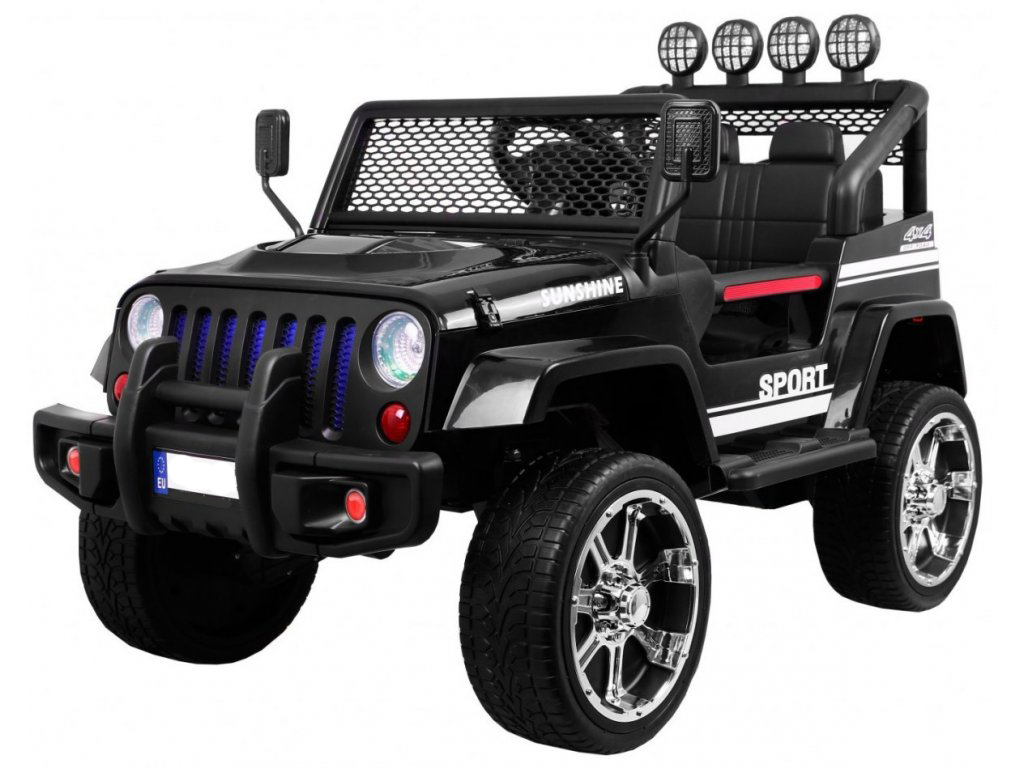 Elektrické autíčko Jeep Raptor 4x4 12V10Ah černé