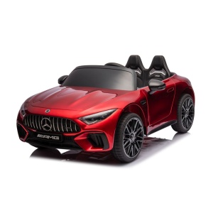Elektrické autíčko Mercedes AMG SL63 24V 2x200W lakované červené