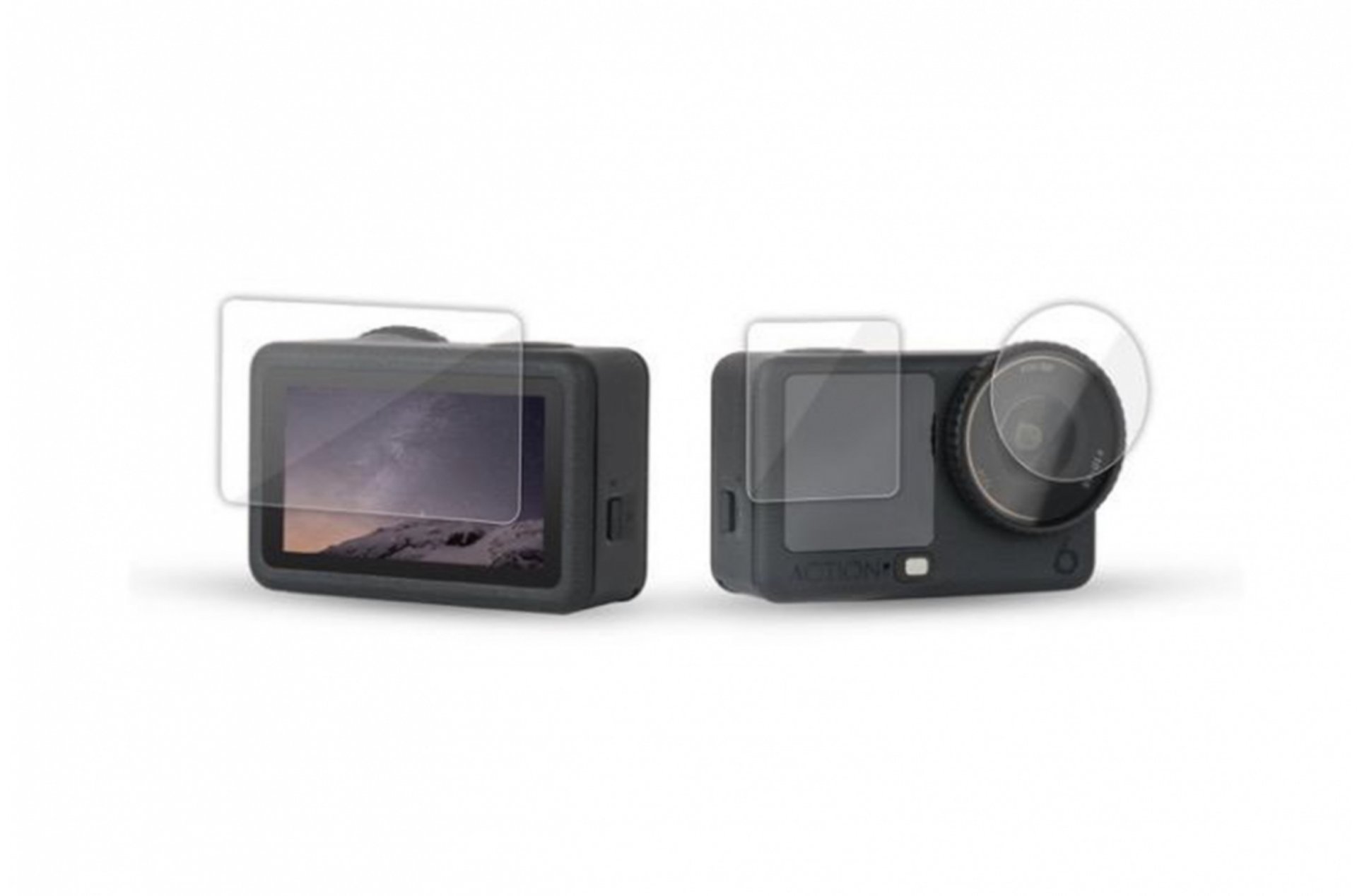 Skleněná ochrana displeje pro akční kameru DJI Osmo Action 6 (2 sady) 1DJ8303