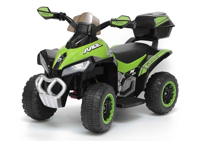 Dětská elektrická čtyřkolka Race zelená