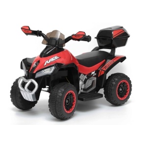 Dětská elektrická čtyřkolka Race červená