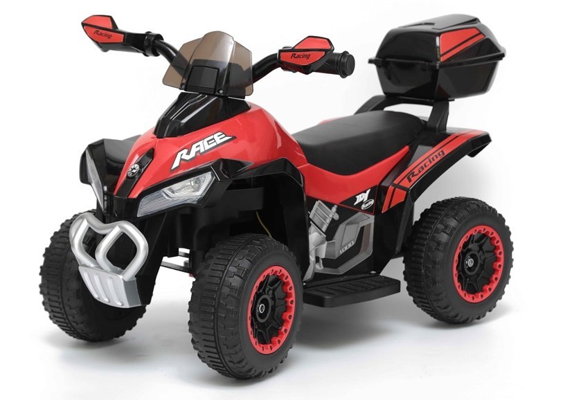 Dětská elektrická čtyřkolka Race červená