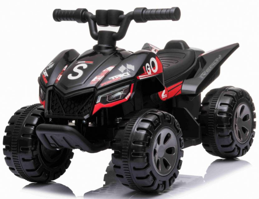 Dětská elektrická čtyřkolka The Fastest černá