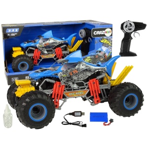 Terénní autíčko na dálkové ovládání Shark Car 1:10 modré RC