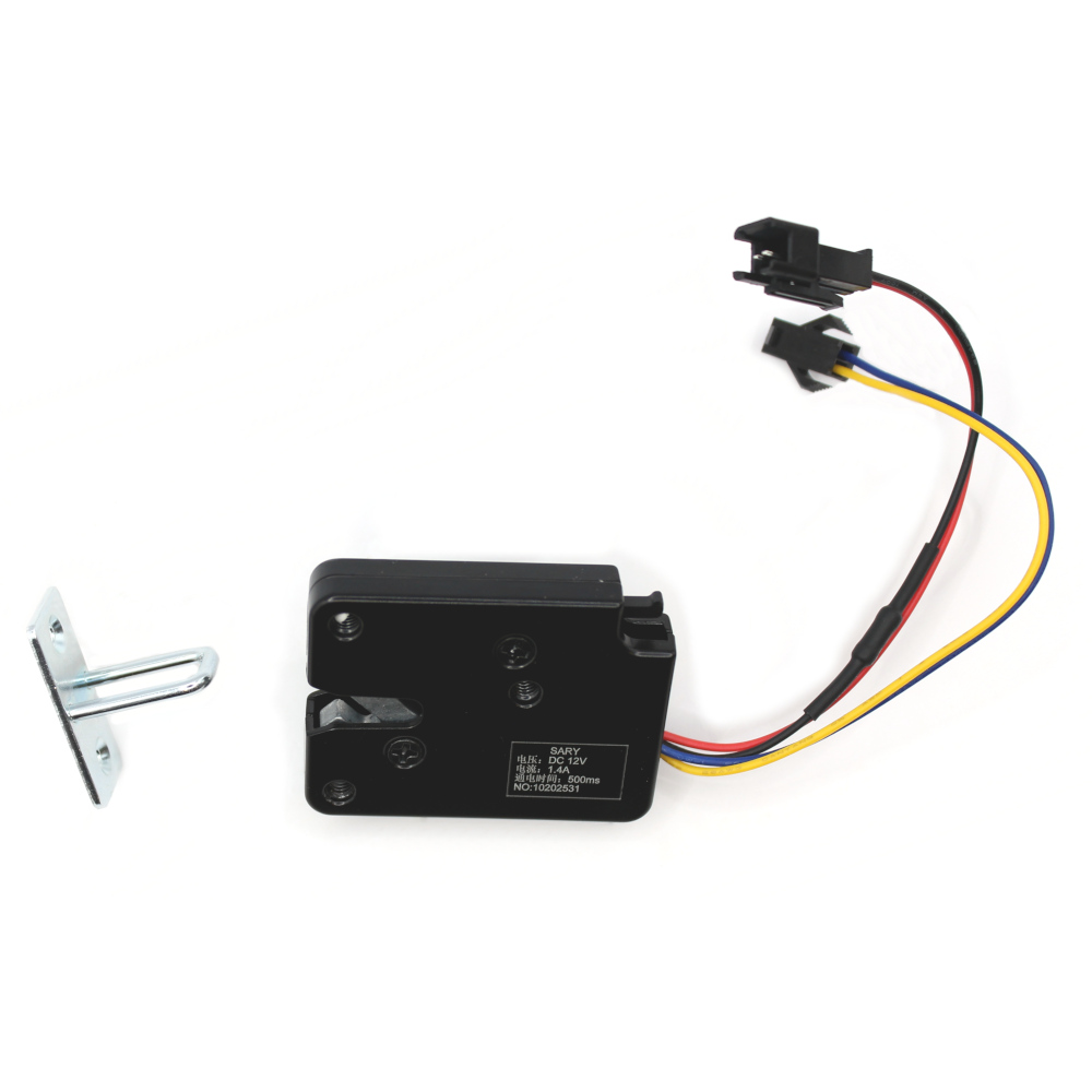 Elektrozámek do dveří se snímačem zavření - 12V