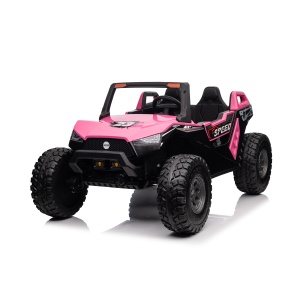 Elektrické autíčko buggy Clash 24V 4x200W 16km/h 60kg 2x12V14Ah růžové
