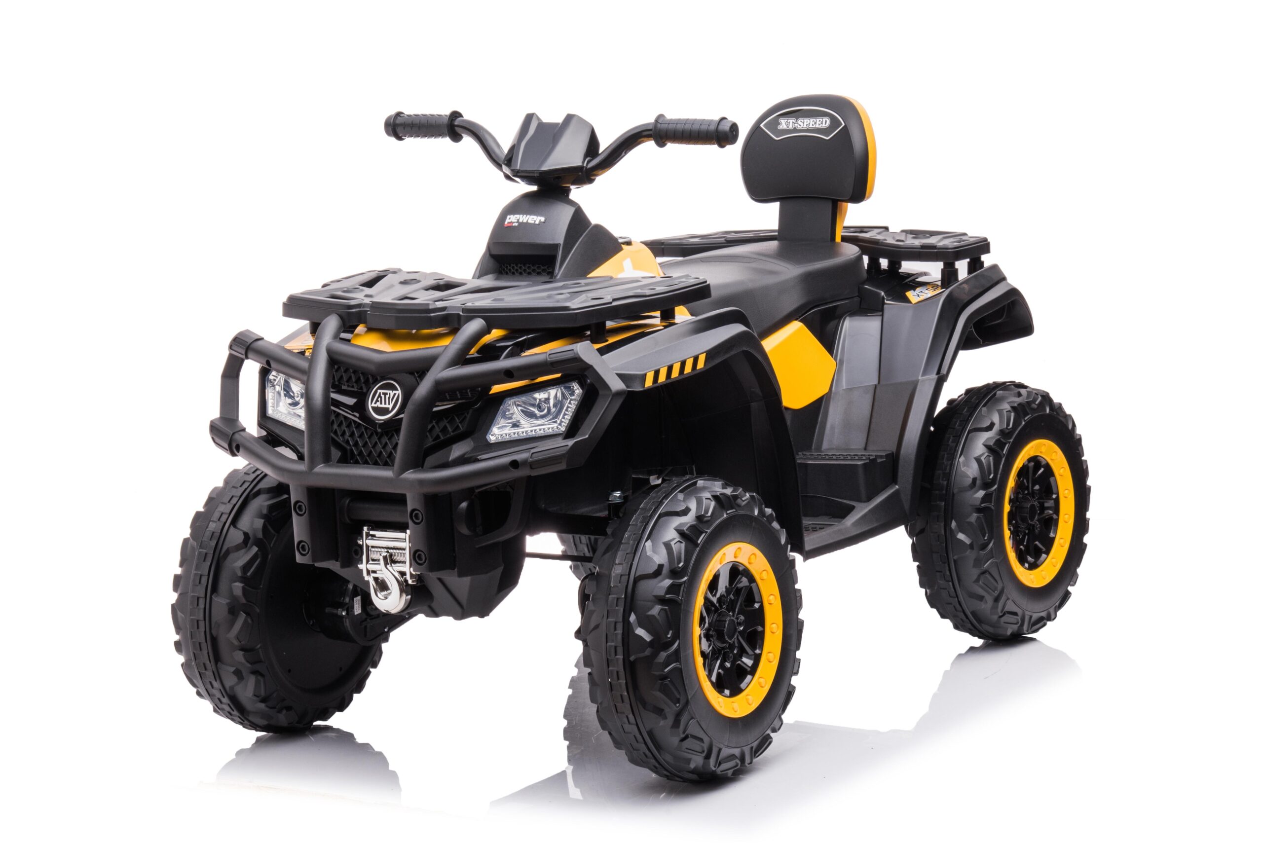 Dětská elektrická čtyřkolka XT-Speed 4x80W 24V žlutá