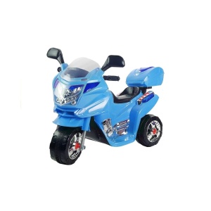 Dětská elektrická motorka modrá