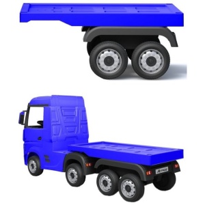 Přívěs pro dětský elektrický kamion Mercedes Actros modrý