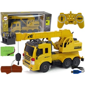 Nákladní auto se zvedacím jeřábem na dálkové ovládání 1:20 RC