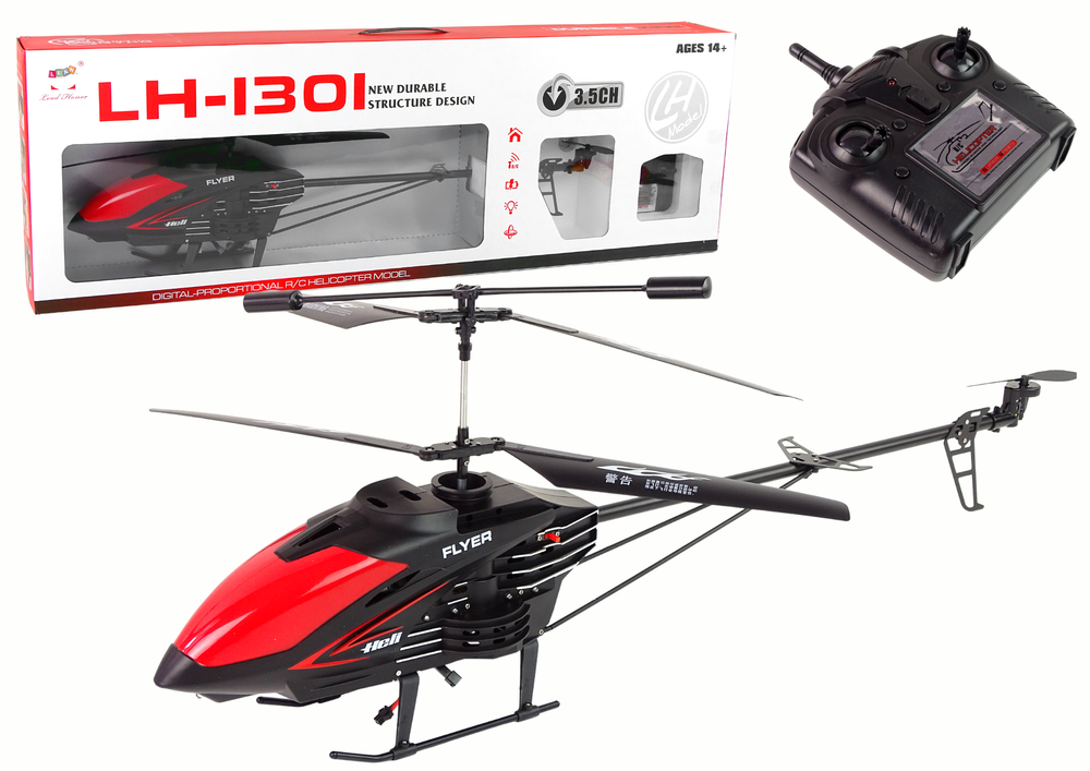 Vrtulník na dálkové ovládání LH-1301 2.4G černý RC