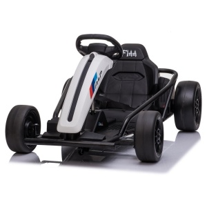 Dětská elektrická motokára Drift 2x100W bílá