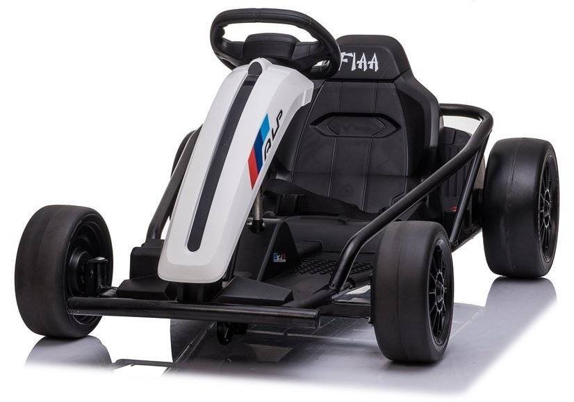 Dětská elektrická motokára Drift 2x100W bílá