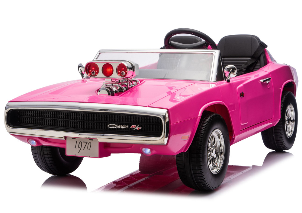 Dětské elektrické autíčko Dodge Charger R/T 24V 2x200W růžové