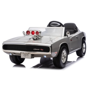 Dětské elektrické autíčko Dodge Charger R/T 24V 2x200W šedé
