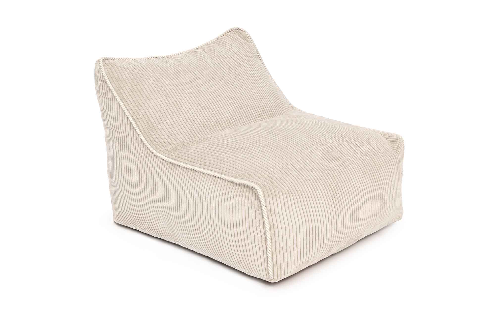 SHAPPY Dětské pěnové křeslo Kumo SHAPPY manšestr Barva: Vanilla