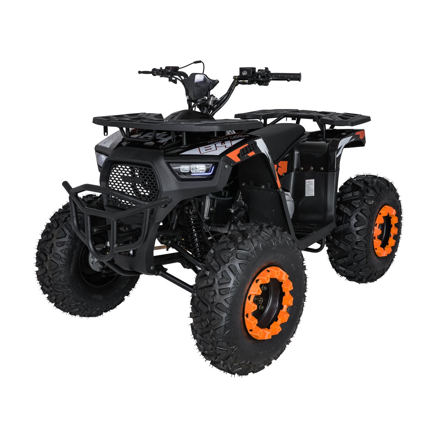 Dětská benzínová čtyřkolka RamiGO MONSTER 200CC černo-oranžová