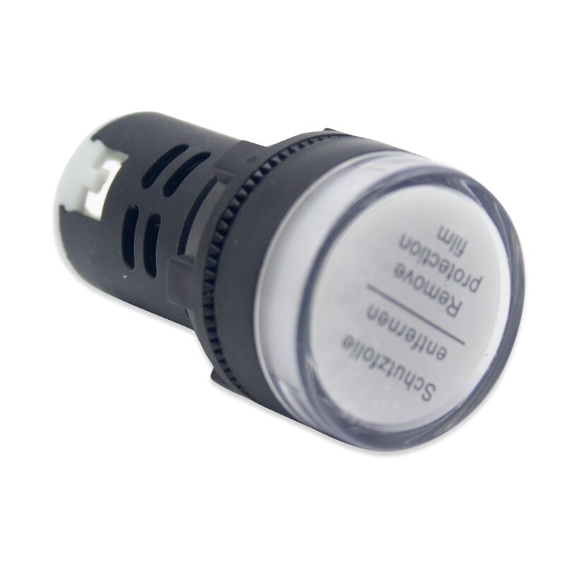 Signální LED světlo 22 mm AC/DC 12 - 24V - Bílé