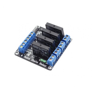 SSR Relé modul Low level - 4 kanály 12V DC