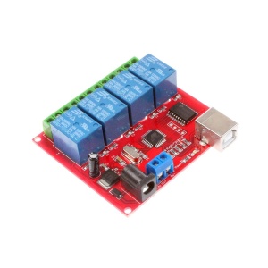 USB relé 4 kanály 5V s Attiny45