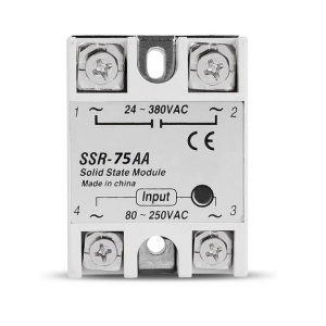 Relé SSR Solid State SSR-75AA 80-250V