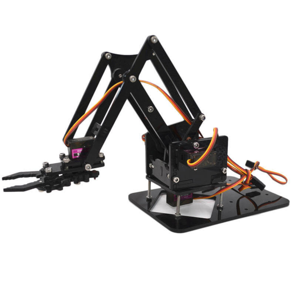 Mechanické robotické rameno s rukou pro SG90/MG90