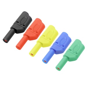 Banánkový konektor s plastovým krytem - 4 mm