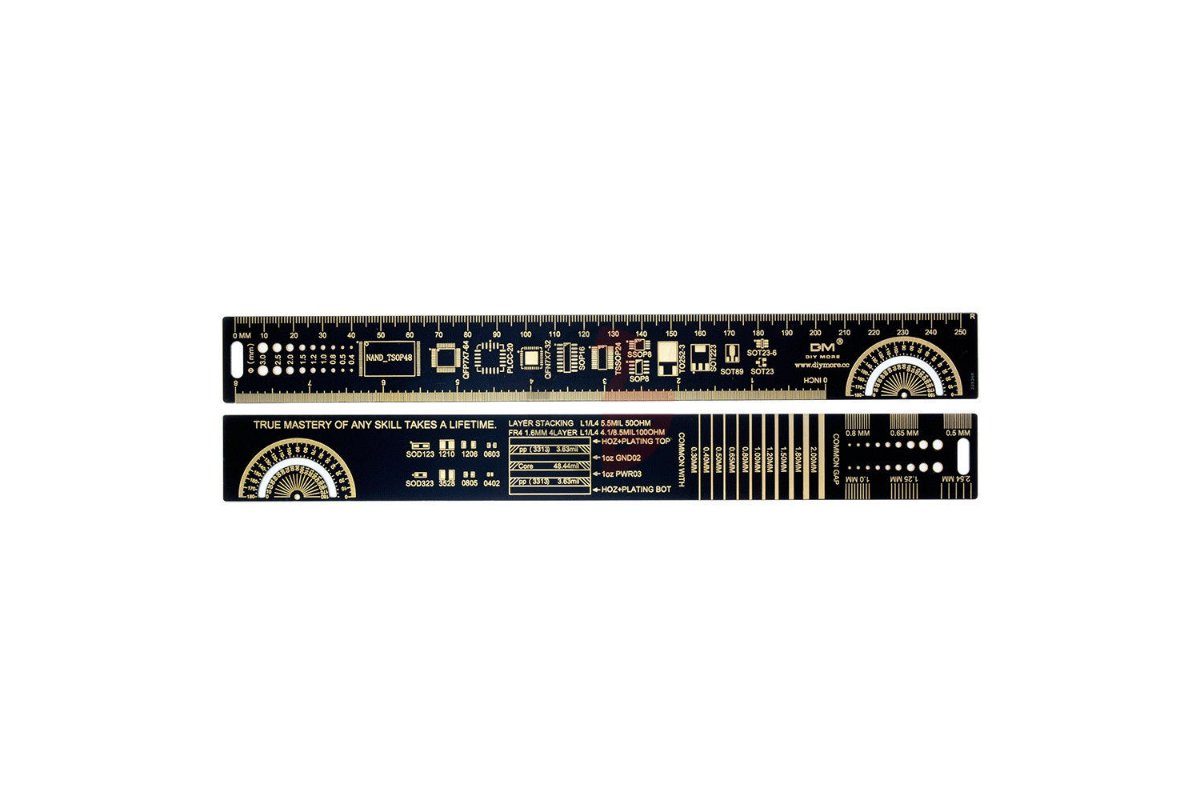 PCB pravítko 25 cm