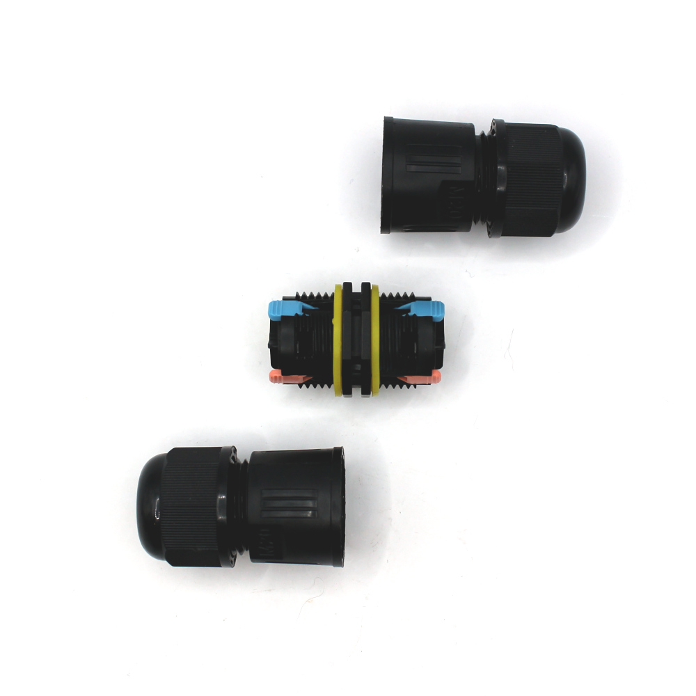 Kabelová rychlospojka DRÁTEK vodotěsná JL M20 9-12mm IP68 3pin