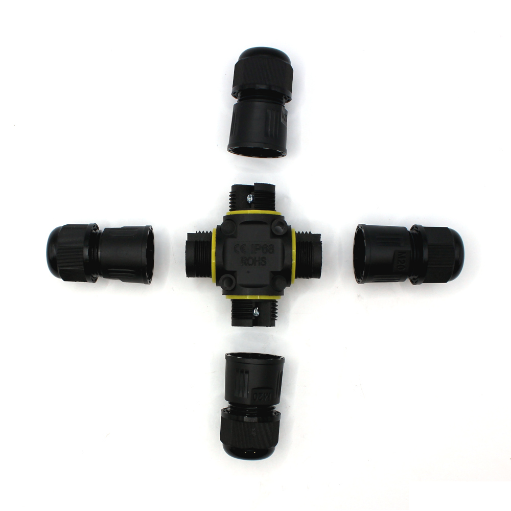 Kabelová rychlospojka DRÁTEK vodotěsná IX M20 9-12mm IP68 3pin