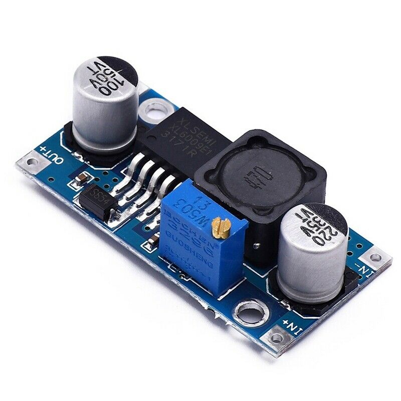 Boost step up modul solárního napájení - Nastavitelný DC-DC XL6009
