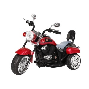 Dětská elektrická motorka Chopper červená